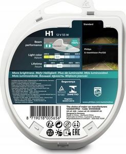 Philips Philips H1 X-treme Vision Pro 150% duo 2szt/kpl uniwersalny 4