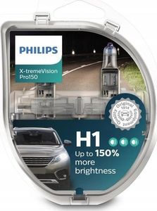 Philips Philips H1 X-treme Vision Pro 150% duo 2szt/kpl uniwersalny 5