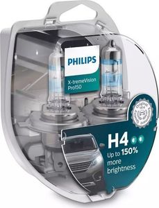 Philips Philips H4 X-treme Vision Pro 150% duo 2szt/kpl uniwersalny 1