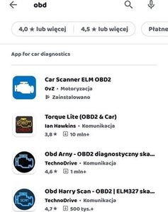 Interfejs diagnostyczny OBD2 II Bluetooth 4.0 iCar Vgate uniwersalny 6