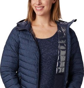 Columbia KURTKA COLUMBIA POWDER LITE HOODED JACKET DARK NOCTURNAL WK1499-472 S 1