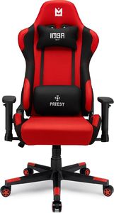 Fotel IMBA Seat Priest czarno-czerowny 1