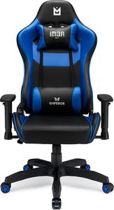 Fotel IMBA Seat Emperor czarno-niebieski 1