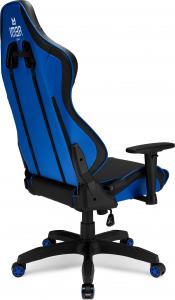 Fotel IMBA Seat Emperor czarno-niebieski 4