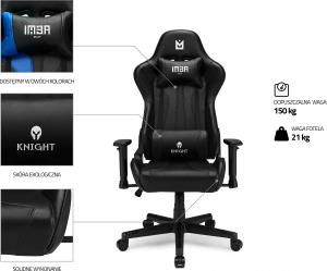 Fotel IMBA Seat KNIGHT czarny (967131) 3
