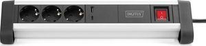 Listwa zasilająca Digitus 3 gniazda 1.5 m czarna (DA-70619) 2