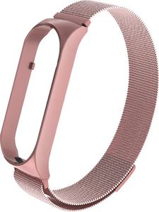 Zamienna opaska bransoleta do Xiaomi Mi Band 5 Rose gold 1