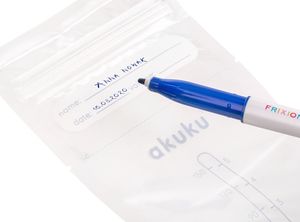 Akuku Sterylne woreczki do przechowywania pokarmu 150ml 3