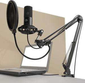 Mikrofon Fifine Zestaw mikrofonowy pop, filtr, statyw T669 USB 4