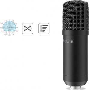 Mikrofon Fifine Zestaw mikrofonowy: pop, filtr, statyw T730 USB 3