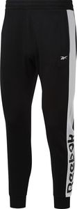 Reebok Spodnie męskie Reebok TE Linear Logo Jogger czarne FU3220 1