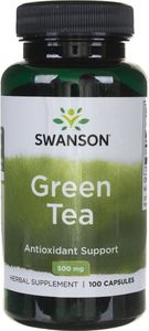 Swanson Swanson Green Tea (Zielona Herbata) 500 mg - 100 kapsułek 1