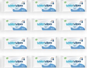 WaterWipes WaterWipes Chusteczki nasączane czystą wodą 12 x 60 sztuk 4
