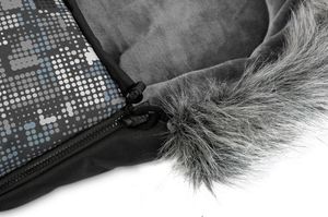 Sensillo Sensillo Olaf, Śpiworek wodoodporny, Grafitowy kropki 3