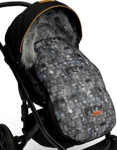 Sensillo Sensillo Olaf, Śpiworek wodoodporny, Grafitowy kropki 4