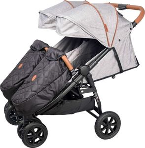 Wózek Coletto Wózek bliźniaczy Enzo Twin szary 2