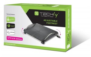 Techly Podnóżek ergonomiczny z regulacją kąta pochylenia, czarny (305564) 9
