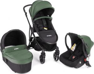 Wózek Baby Monsters 3w1 Trio Globe zielony 1