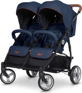 Wózek easyGO Wózek Bliźniaczy Easygo Domino - Denim 1