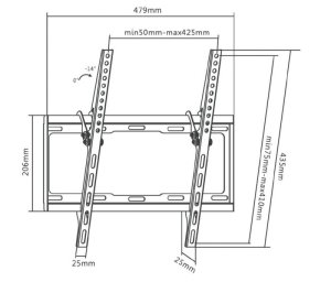 Manhattan Uchwyt ścienny 460941 32'' - 55'' 4