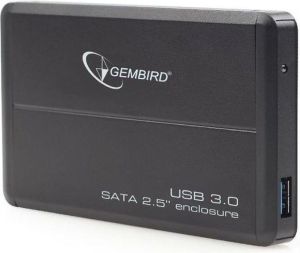 Kieszeń Gembird 2.5" SATA - USB 3.0 Czarna (EE2-U3S-2) 2