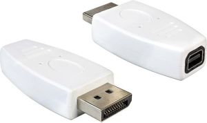 Adapter AV Delock DisplayPort - DisplayPort Mini biały (65240) 1