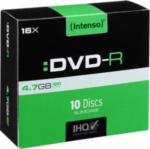 Intenso DVD-R 4.7 GB 16x 10 sztuk (4101652) 1