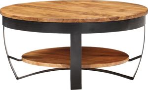 vidaXL Stolik kawowy, 65 x 65 x 32 cm, lite drewno akacjowe (289616) - 289616 3