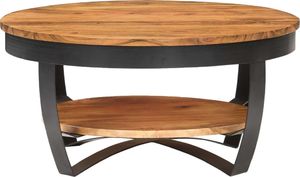 vidaXL Stolik kawowy, 65 x 65 x 32 cm, lite drewno akacjowe (289616) - 289616 4