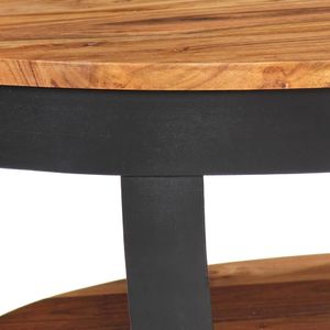 vidaXL Stolik kawowy, 65 x 65 x 32 cm, lite drewno akacjowe (289616) - 289616 5