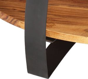 vidaXL Stolik kawowy, 65 x 65 x 32 cm, lite drewno akacjowe (289616) - 289616 6
