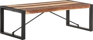 vidaXL Stolik kawowy, 120x60x40 cm, lite drewno wykończone na sheesham 1
