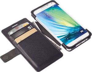 Krusell Etui Malmo FlipWallet do Samsung Galaxy A5, Czarne (76077) 3