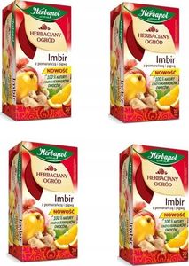 Herbapol Herbapol Herbata Herbaciany Ogród - Imbir z pomarańczą i pigwą 20 torebek 2