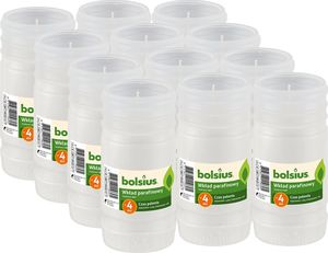 Bolsius Wkłady do zniczy parafinowe BOLSIUS 4D SZEROKI 96H 12szt. 1