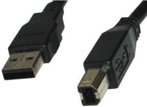 Kabel USB Cabletech USB-A - micro-B 5 m Czarny (KPO2784-5) 1