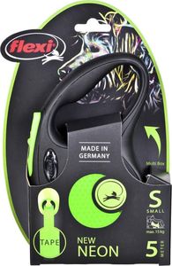 Flexi Smycz automatyczna New Neon S taśma 5 m kol. zielony 4