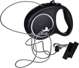 Flexi Smycz automatyczna Black Design XS linka 3 m kol. czarny 3