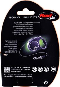 Flexi Smycz automatyczna Black Design XS linka 3 m kol. czarny 5