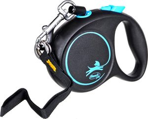 Flexi Smycz automatyczna Black Design XS linka 3 m kol. niebieski 2