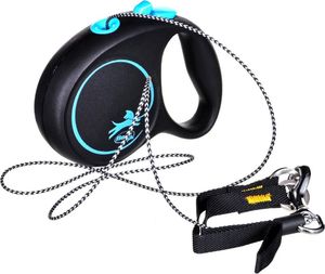 Flexi Smycz automatyczna Black Design XS linka 3 m kol. niebieski 3