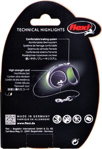 Flexi Smycz automatyczna Black Design XS linka 3 m kol. niebieski 5