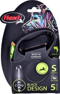 Flexi Smycz automatyczna Black Design S linka 5 m kol. zielony 3