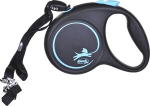 Flexi Smycz automatyczna Black Design M linka 5 m kol. niebieski 2