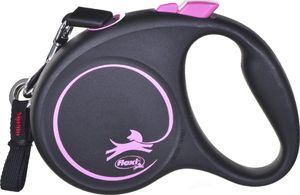 Flexi Black Design S taśma 5 m różowa 3