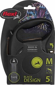 Flexi Smycz automatyczna Black Design M taśma 5 m kol. czarny 9