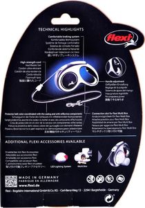 Flexi Smycz automatyczna New Comfort M linka 5 m kol. jasny niebieski 4