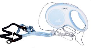 Flexi Smycz automatyczna New Comfort S linka 8 m kol. jasny niebieski 4