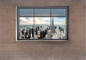 DecoNest Fototapeta - Nowojorskie okno - 400X280 1