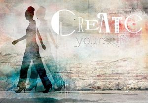 DecoNest Fototapeta - Create yourself - 200X140 1